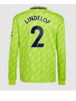 Manchester United Victor Lindelof #2 Ausweichtrikot 2022-23 Langarm